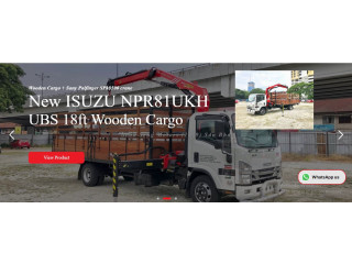 Lorry wooden cargo