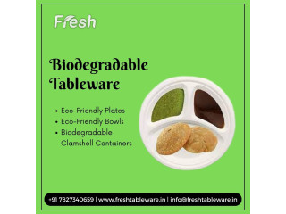 Biodegradable Tableware Online in India - Fresh Tableware