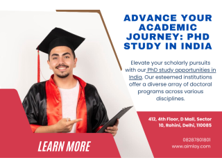 Advance Your Academic Journey: PhD Study in India