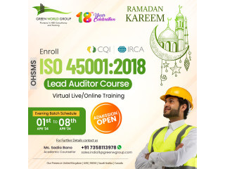 Understanding Lead Audit Courses ISO 45001:2018 in Bangalore