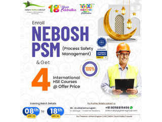 Nebosh PSM Course at Green World Group in Chennai