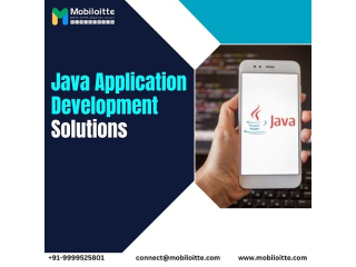 Java Application Development Solution By Mobiloitte