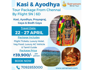 Kasi & Ayodhya Tour Package From Chennai