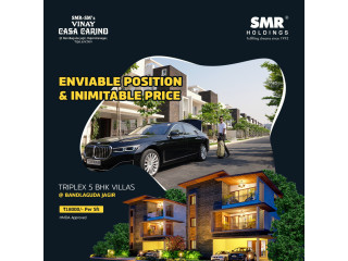 New gated community Villas in Hyderabad - SMR Holdings