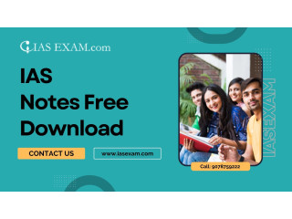 IAS Notes Free Download | IAS Exam