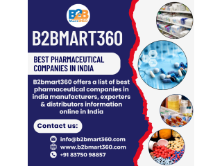 Best Pharmaceutical Companies in India - B2BMart360