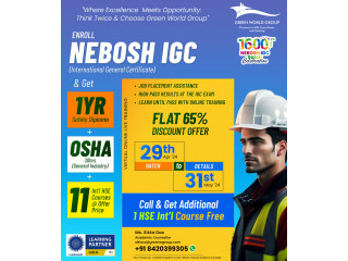 Seize the opportunity before it disappears Nebosh IGC in Jharkhand