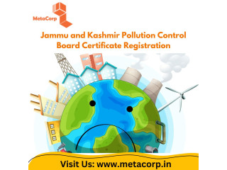 Jammu and kashmir pollution control board Registration - Metacorp ITES pvt Ltd