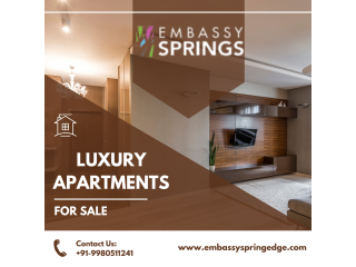 Moving to Bangalore? Discover Embassyspringedge Apartments!