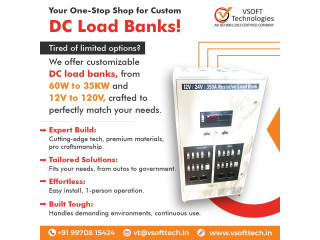 DC Resistive Load Bank Manuacturer - VSOFT Technologies